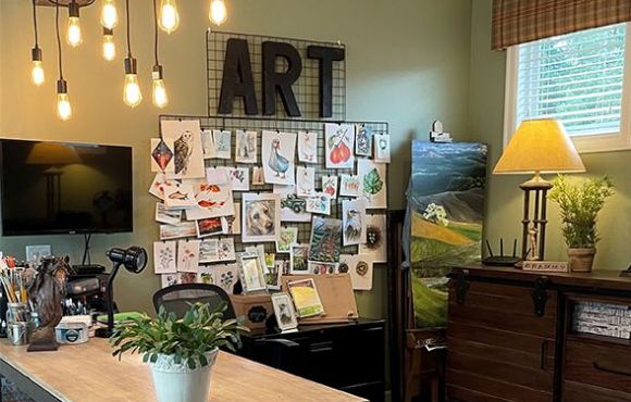 Art Studio, Closets & Cabinets