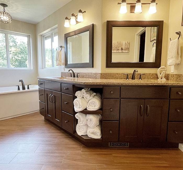 Bathroom Remodel with Tile Flooring